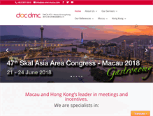 Tablet Screenshot of doc-dmc-macau.com